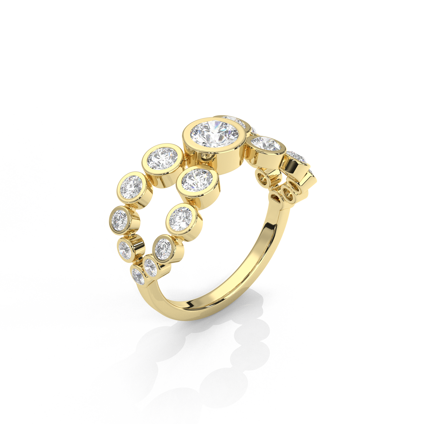 Double Wave Ring