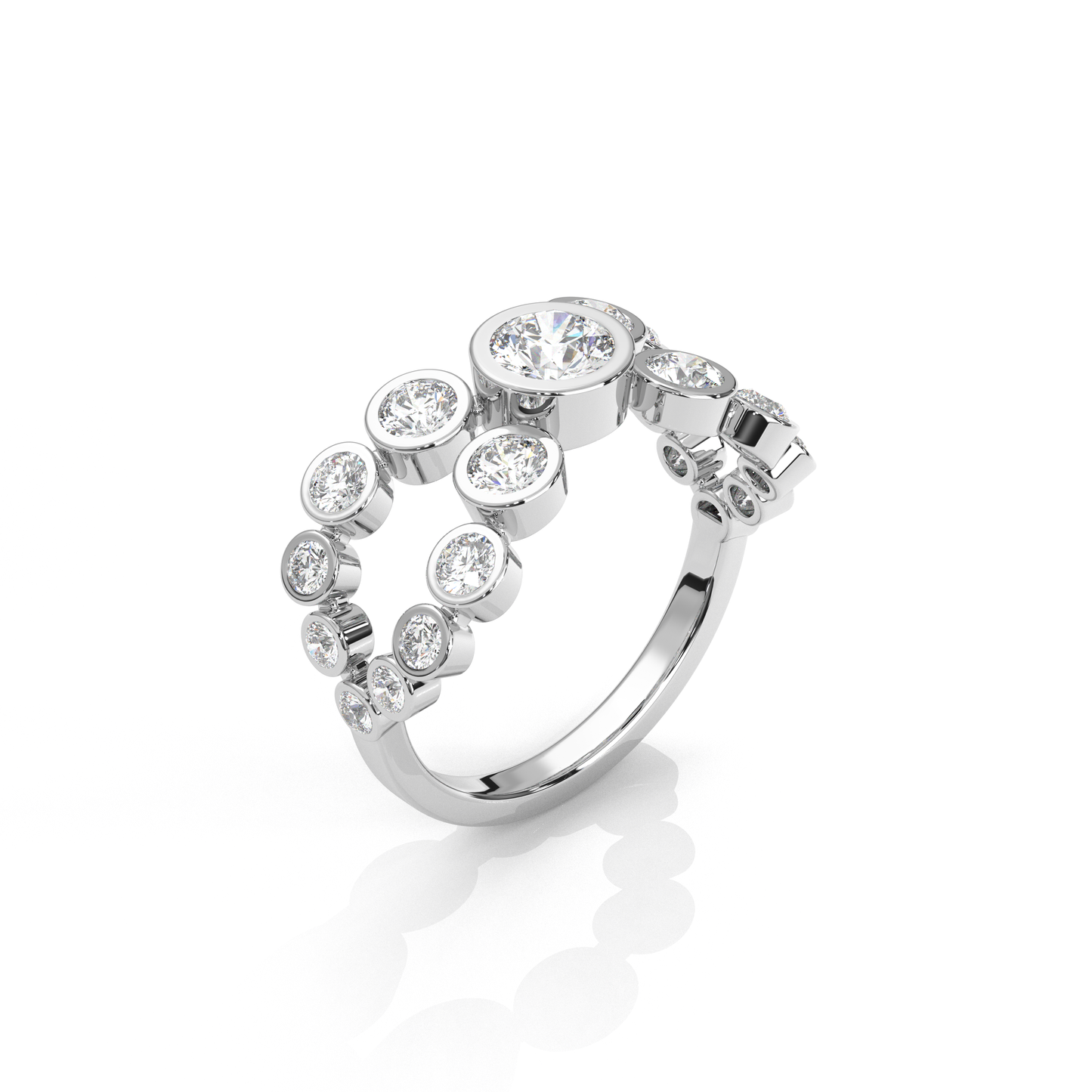Double Wave Ring