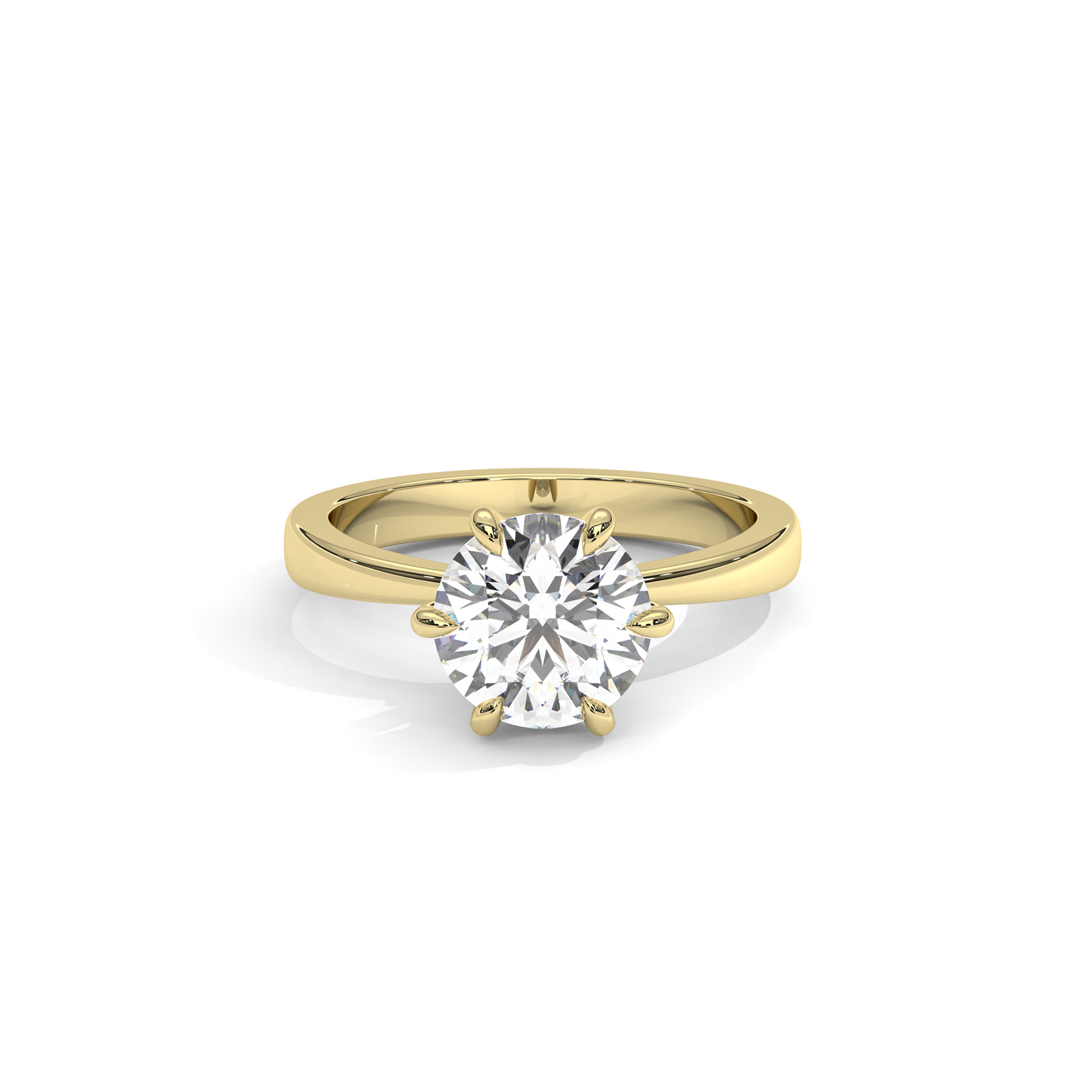 Klassisk Solitaire Forlovelsesring