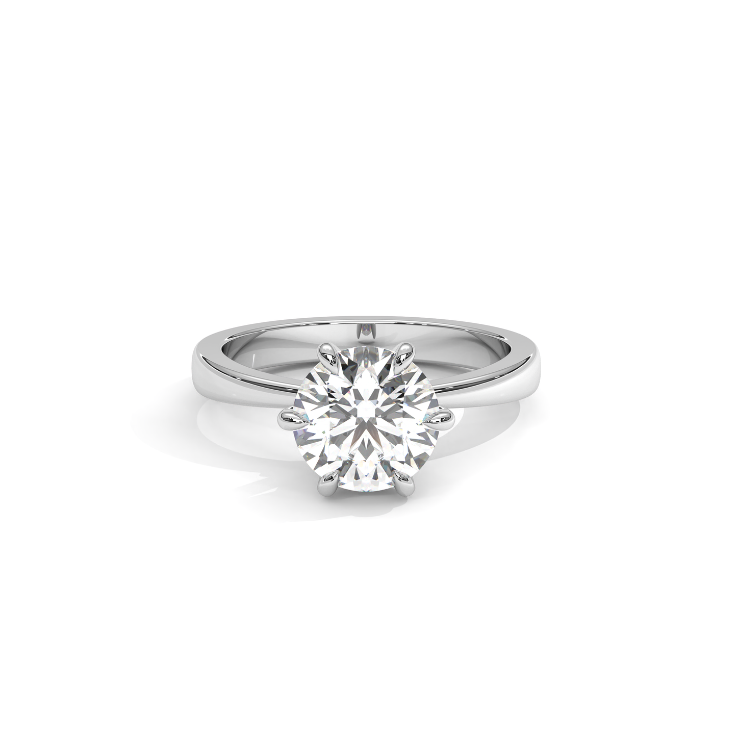 Klassisk Solitaire Forlovelsesring