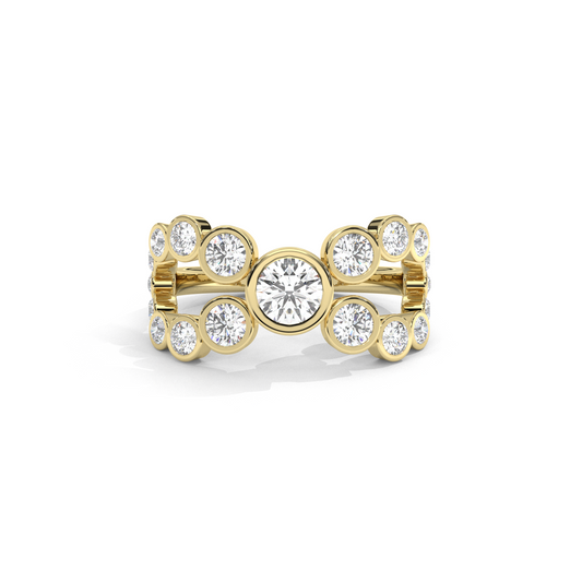 Double Wave Ring