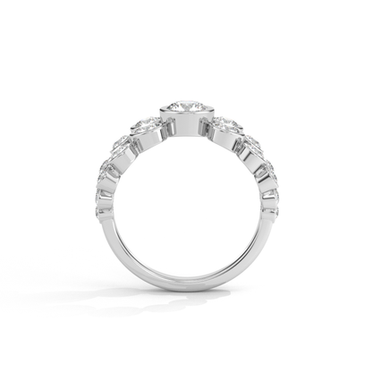 Double Wave Ring