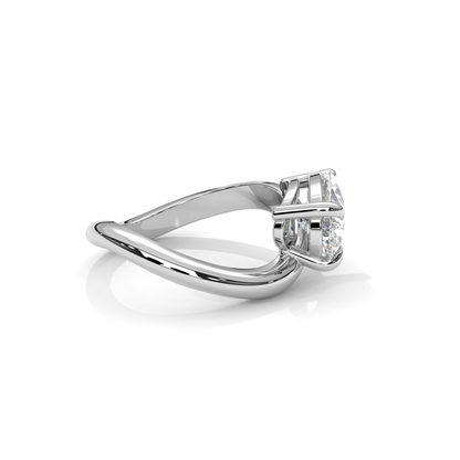 Pear Flow Diamantring
