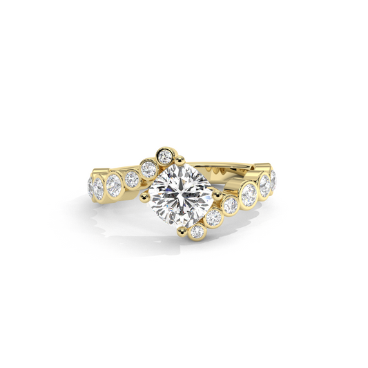 Cushion Bezel Diamantring