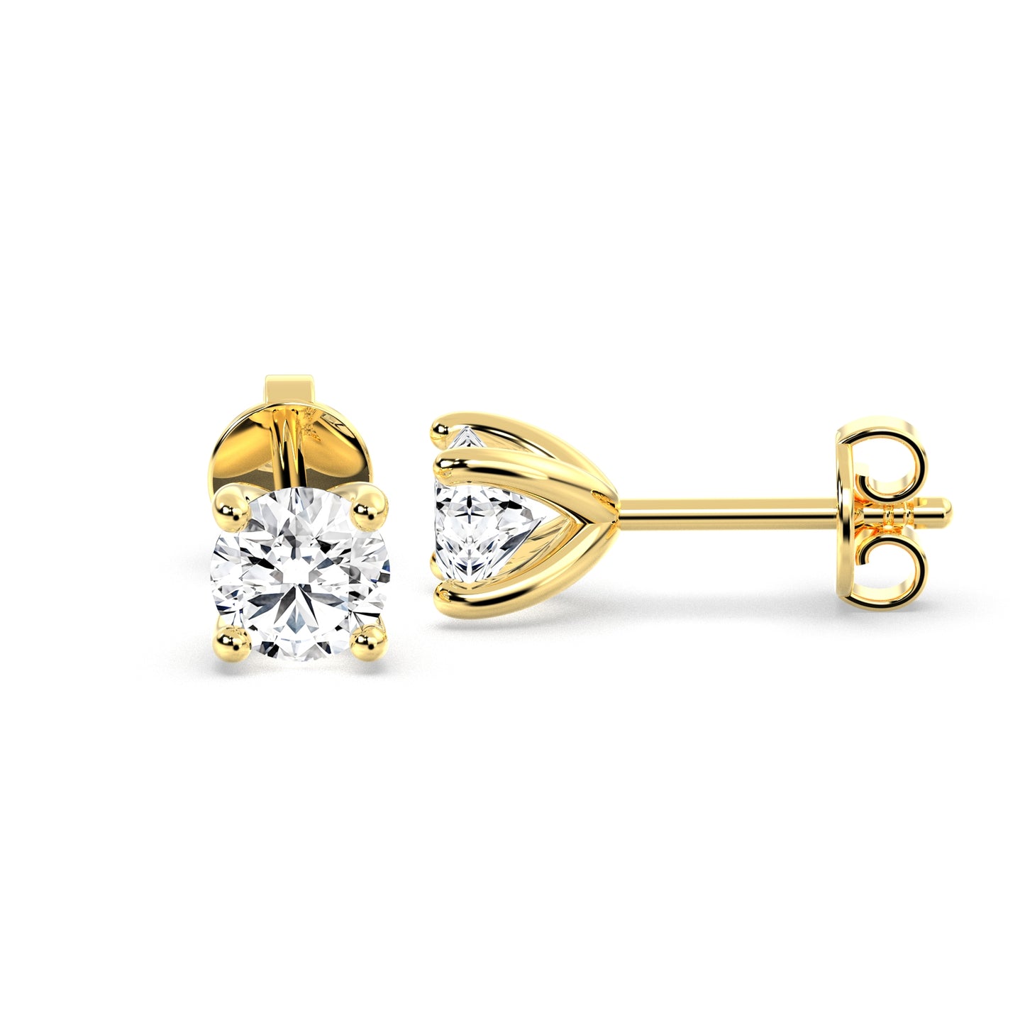 Klassiske Solitaire Diamantørestikker
