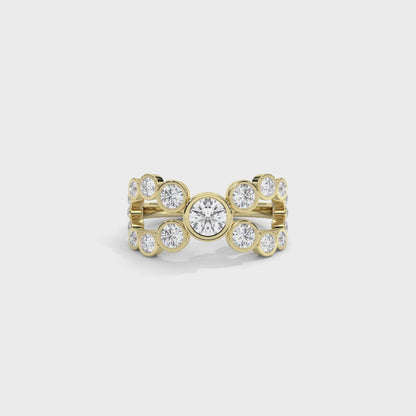 Double Wave Ring