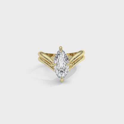 Marquise Double Diamantring