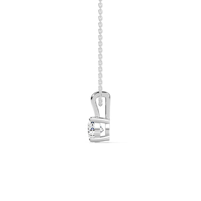 Solitaire Klassisk Diamant Halskæde