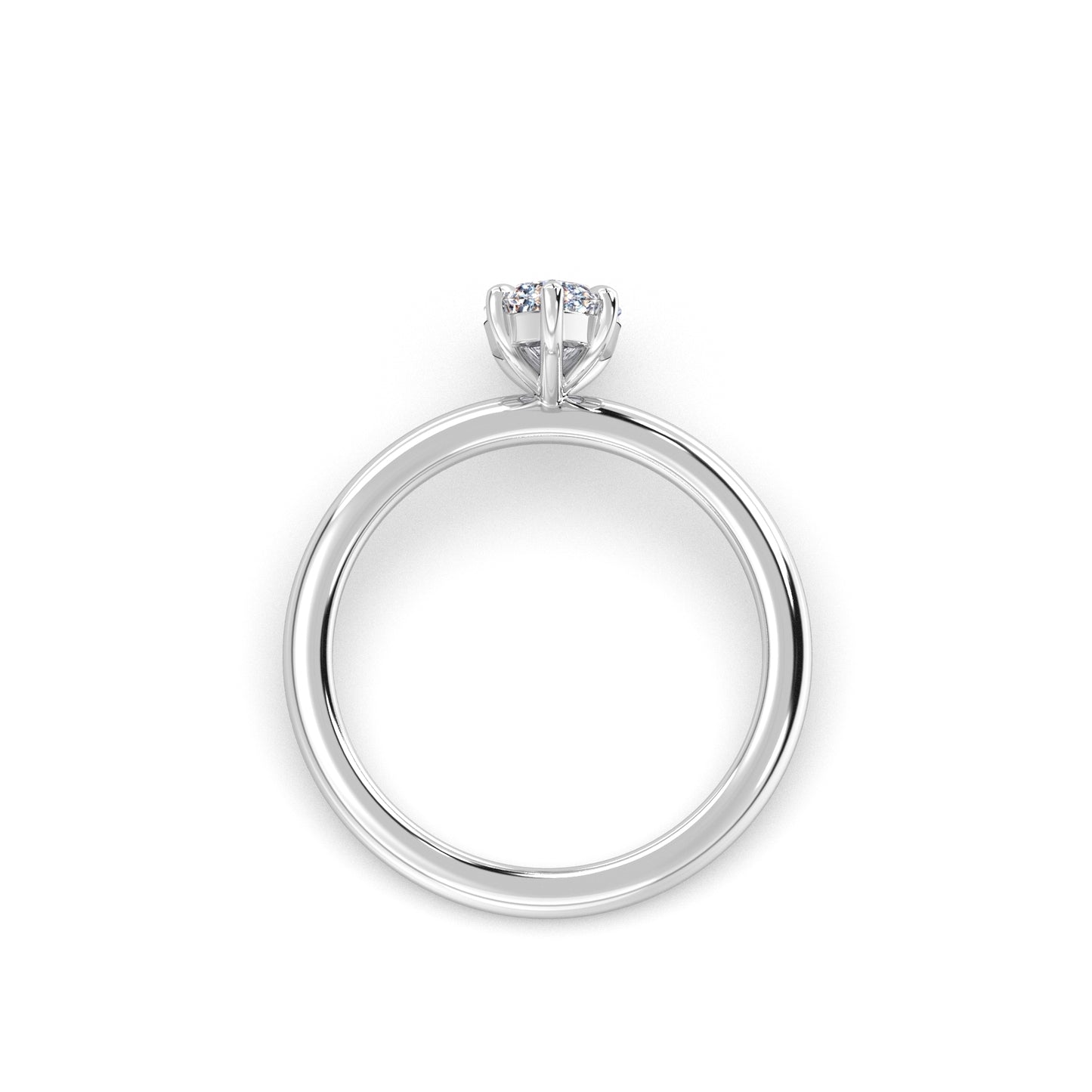 Marquise Solitaire Forlovelsesring